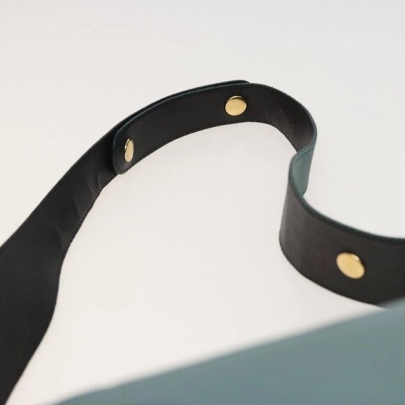 Chloe Shoulder Bag Leather Turquoise Blue Auth - Picture 11 of 16